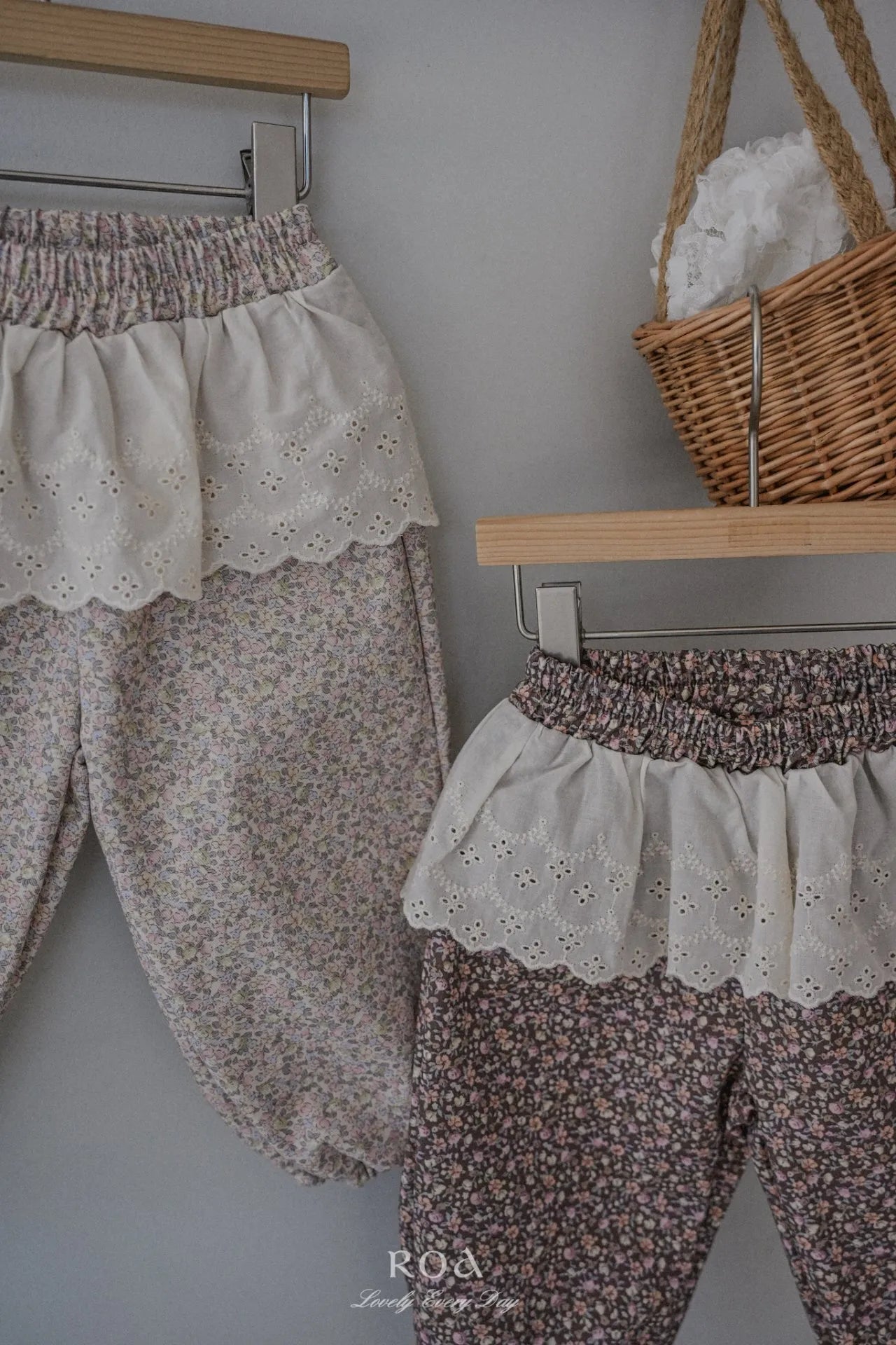 韓國童裝 26春 |   RO20 Floral Print Jogger Pants (80~120cm)