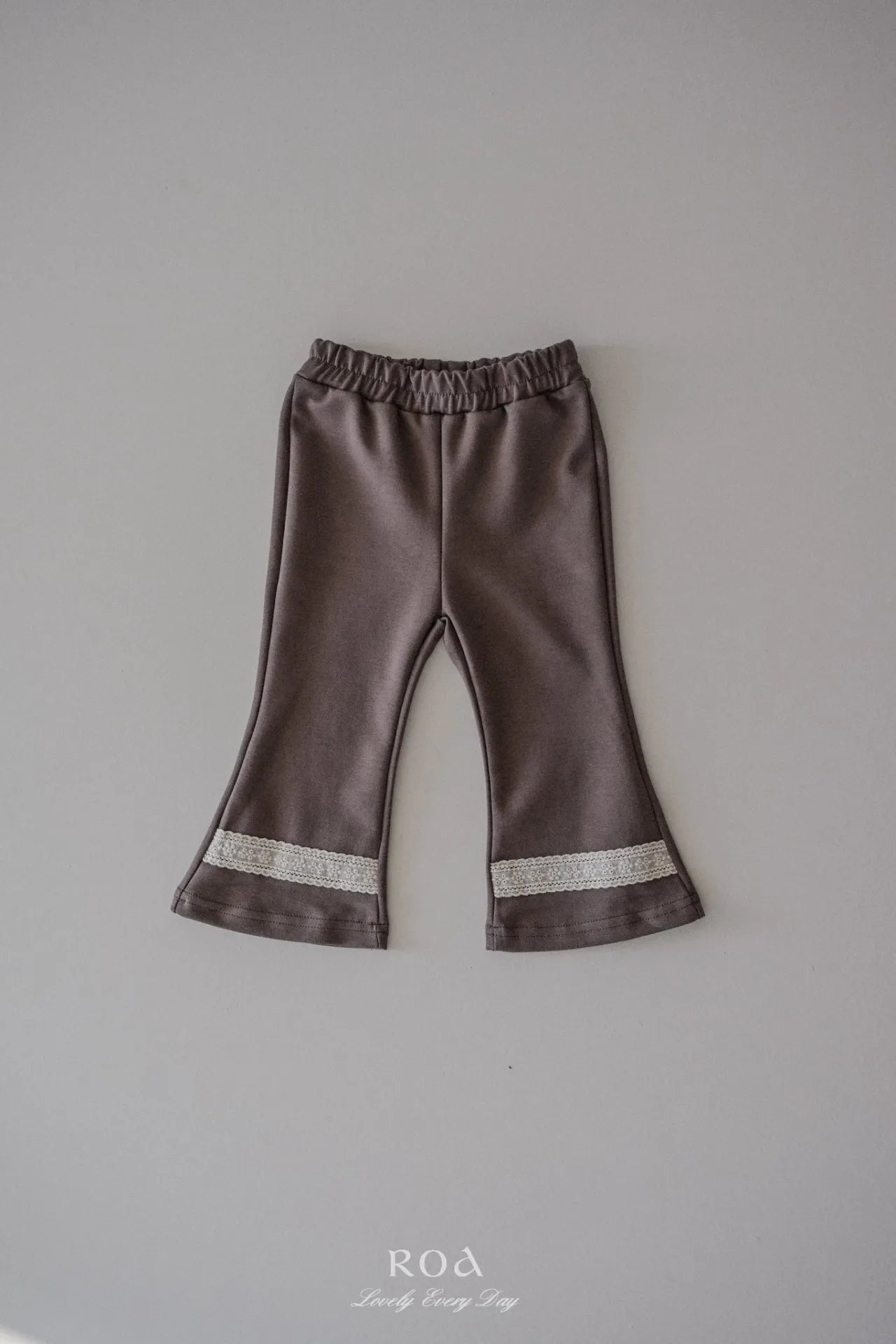 韓國童裝 26春 |   RO22 Lace Flare Pants (80~120cm)