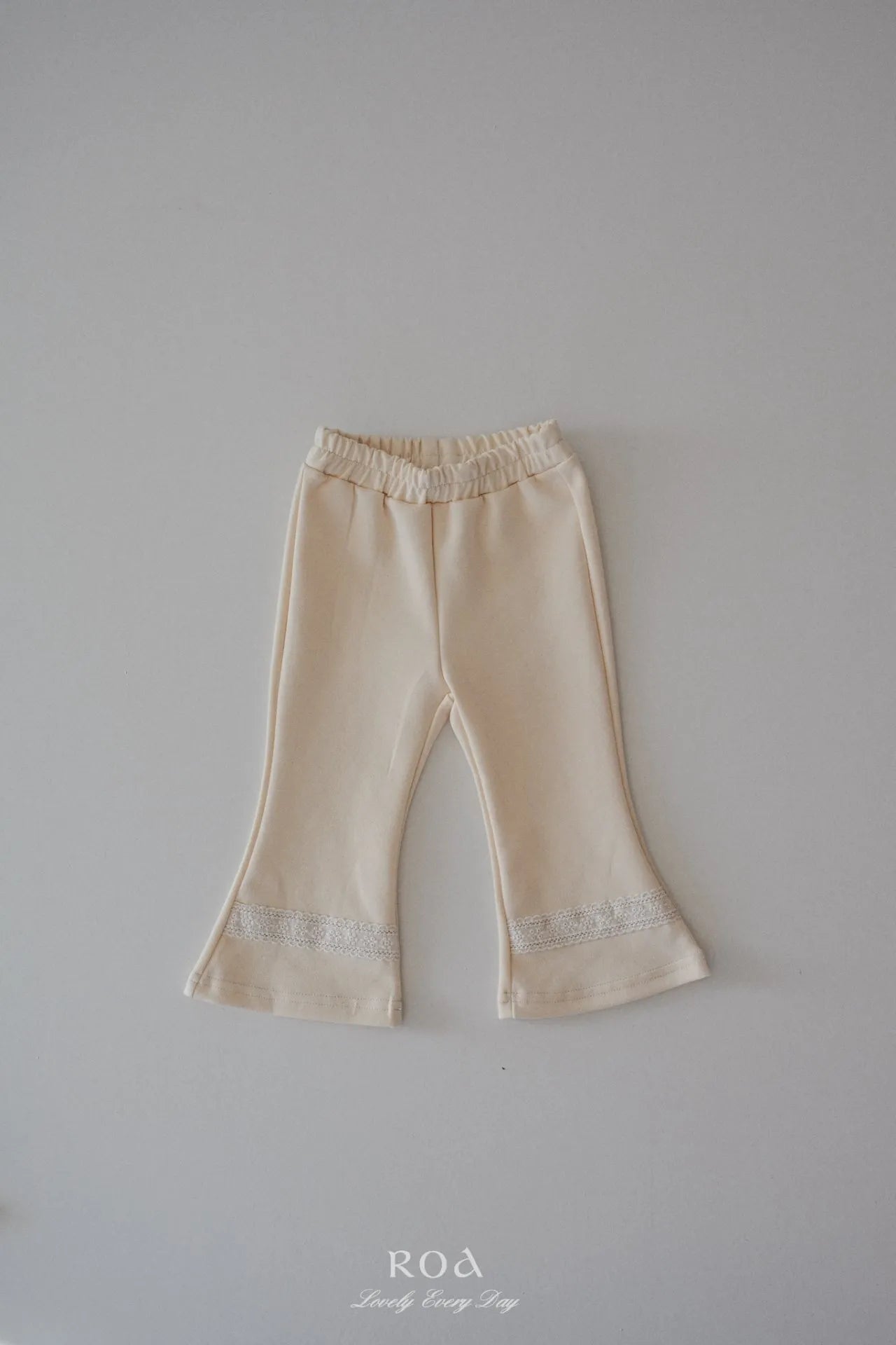 韓國童裝 26春 |   RO22 Lace Flare Pants (80~120cm)