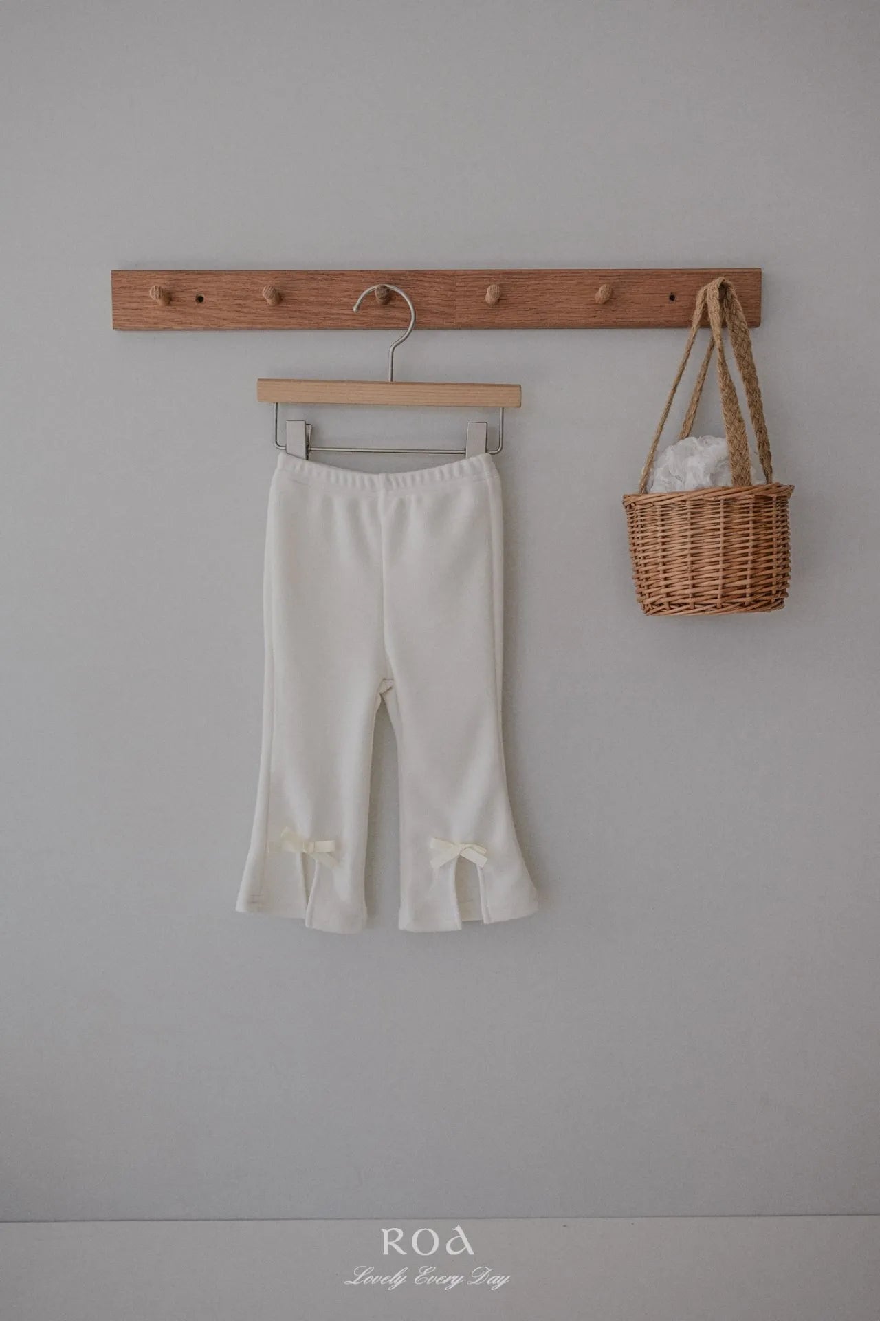 韓國童裝 26春 |   RO23 Ribbon Flare Pants (80~120cm)