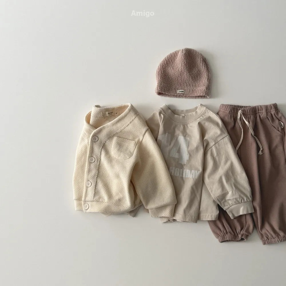 韓國童裝 26春 | AM02 Brie Cardigan (80~120cm)