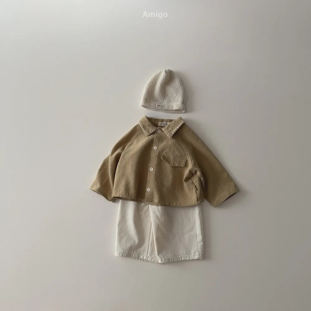 韓國童裝 26春 | AM24 Shirt Jacket (80~120cm)