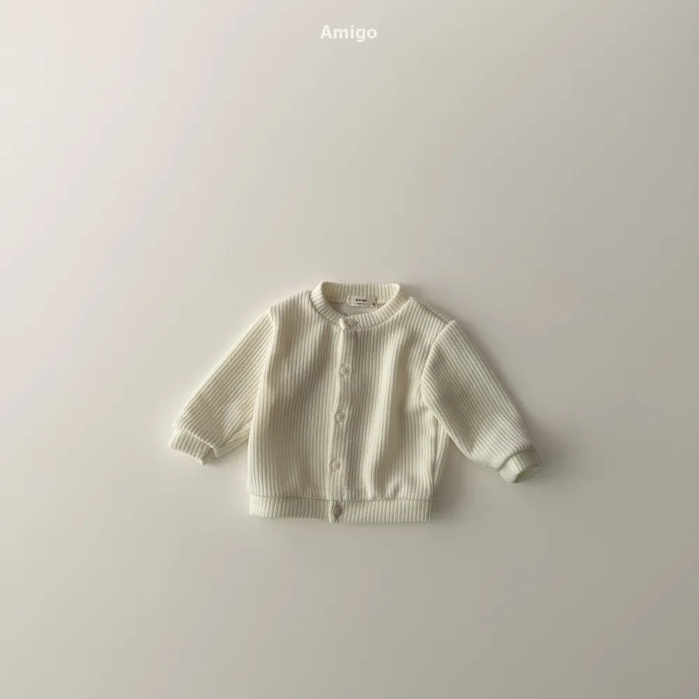 韓國童裝 26春 | AM19 Highneck Cardigan (80~120cm)