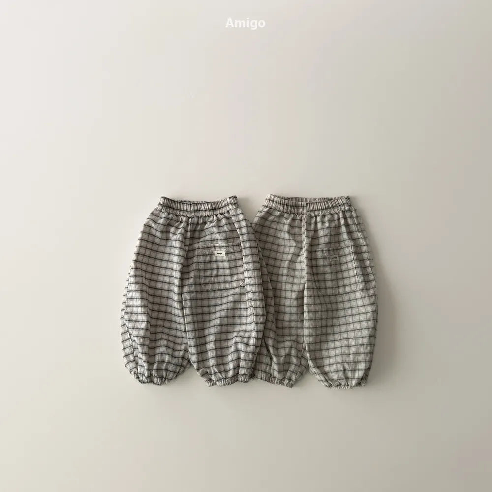 韓國童裝 26春 | AM40 Strip Joggings Pants (80~120cm)