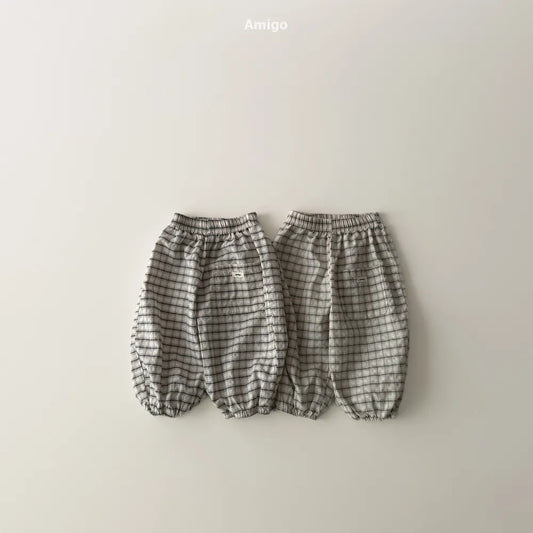 韓國童裝 26春 | AM40 Strip Joggings Pants (80~120cm)