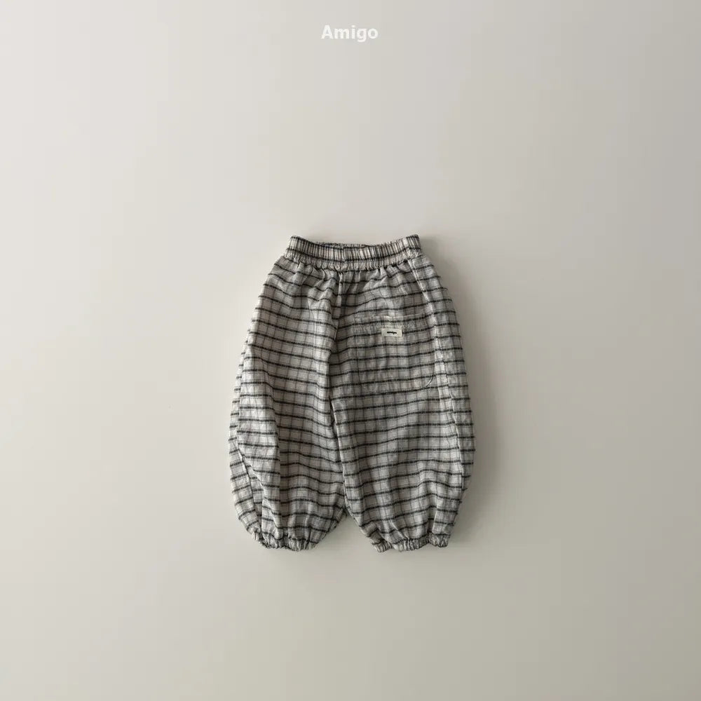 韓國童裝 26春 | AM40 Strip Joggings Pants (80~120cm)
