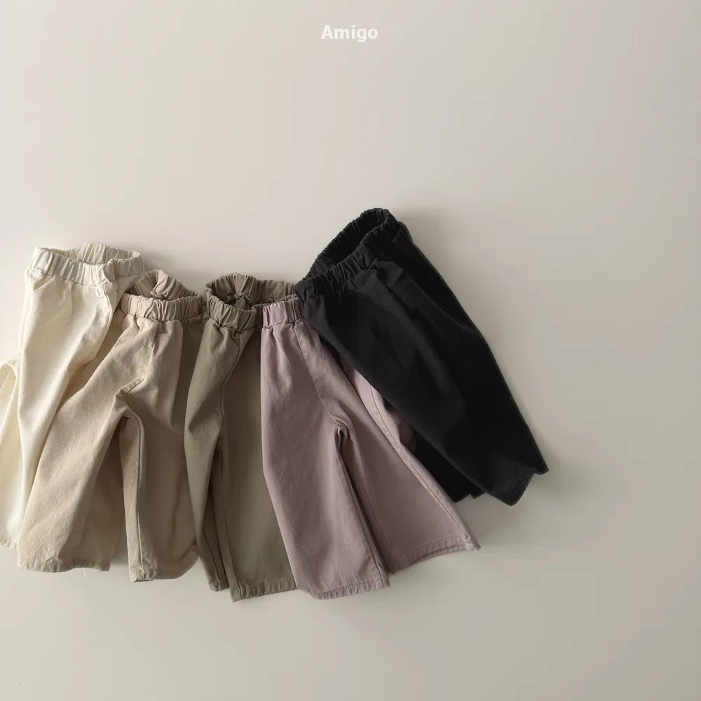 韓國童裝 26春 | AM34 Straght Basic Pants (80~120cm)