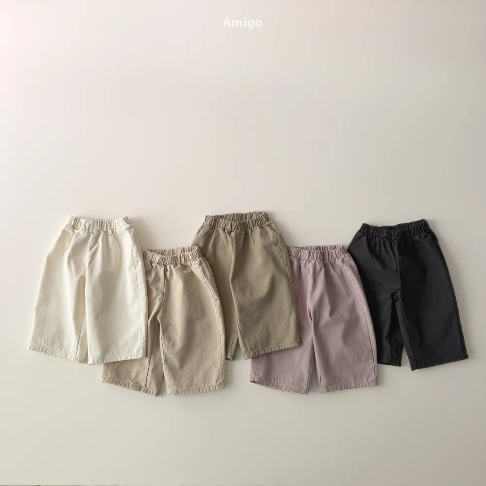 韓國童裝 26春 | AM34 Straght Basic Pants (80~120cm)