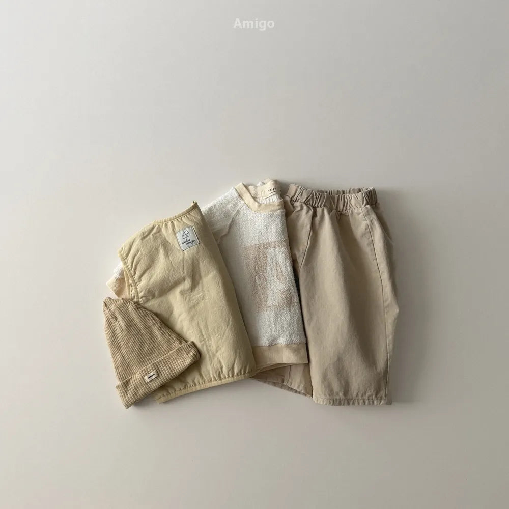 韓國童裝 26春 | AM34 Straght Basic Pants (80~120cm)