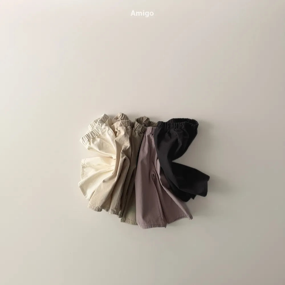 韓國童裝 26春 | AM34 Straght Basic Pants (80~120cm)