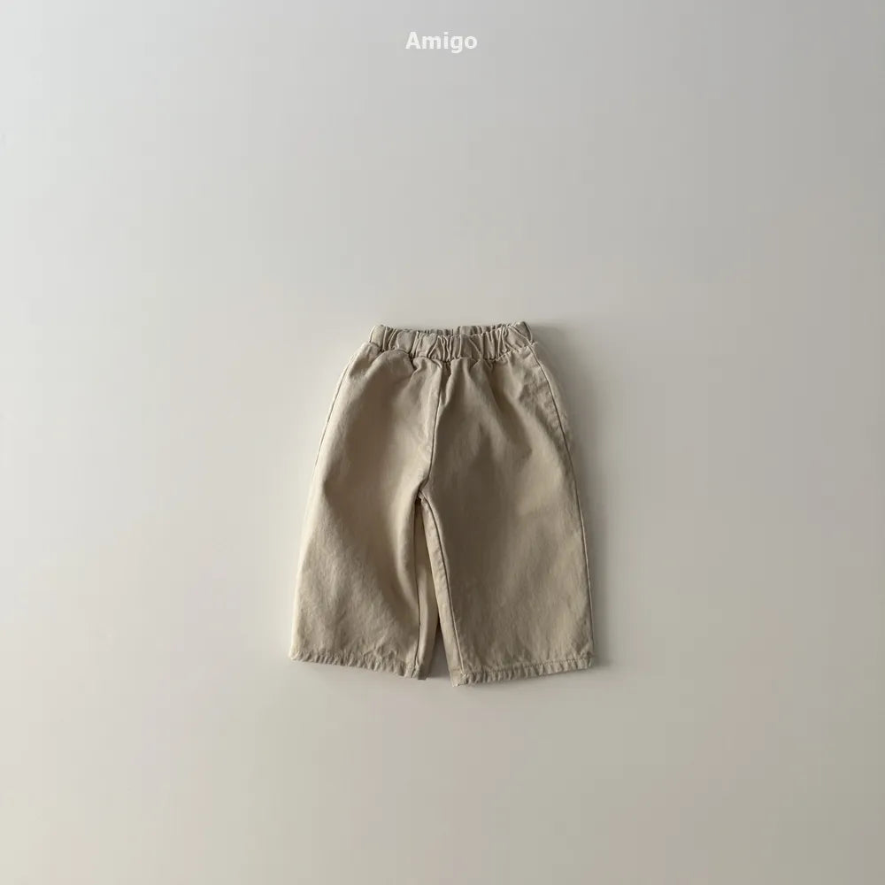 韓國童裝 26春 | AM34 Straght Basic Pants (80~120cm)