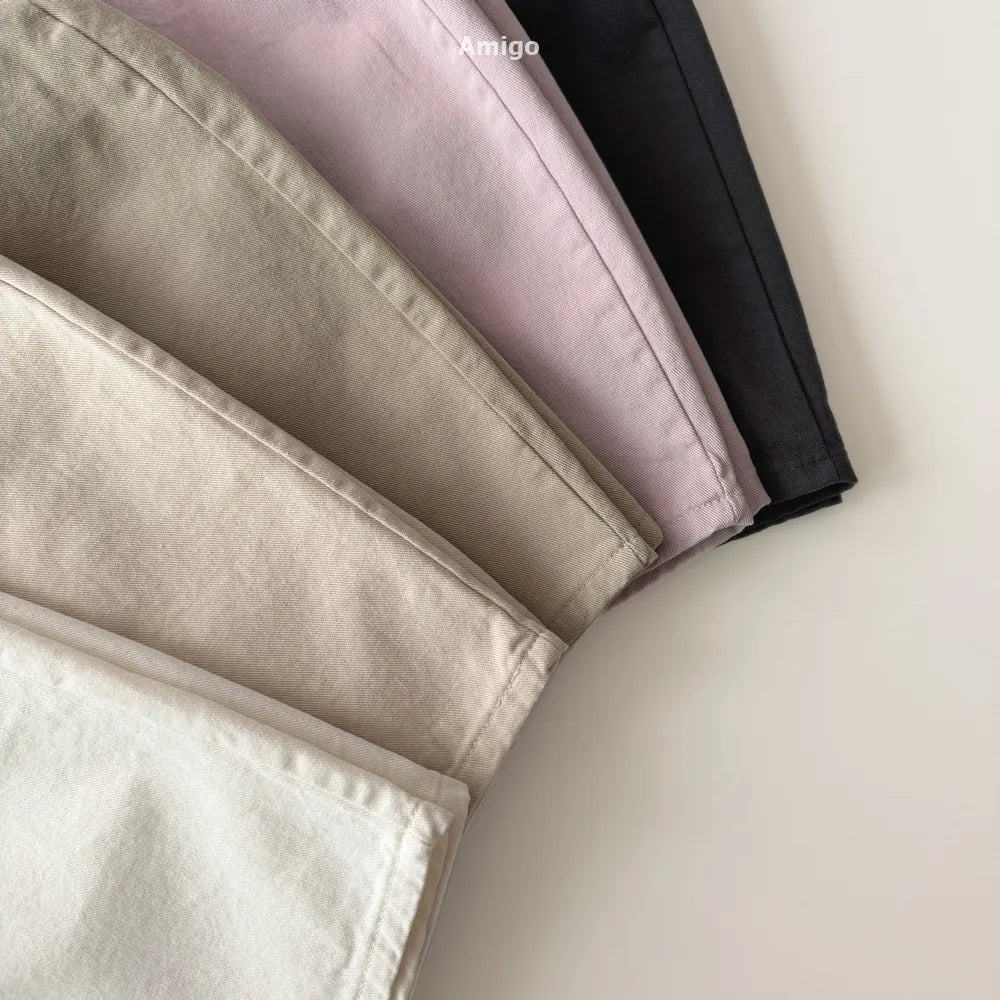 韓國童裝 26春 | AM34 Straght Basic Pants (80~120cm)