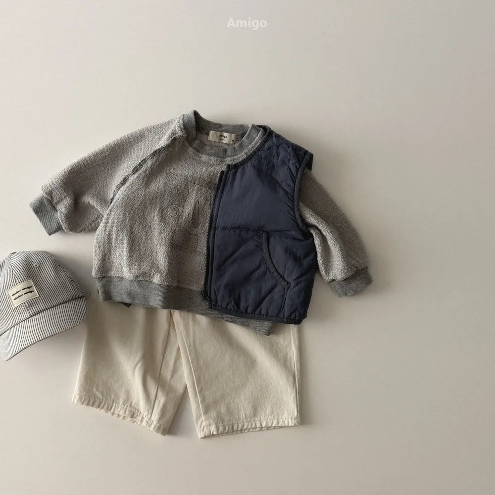 韓國童裝 26春 | AM34 Straght Basic Pants (80~120cm)