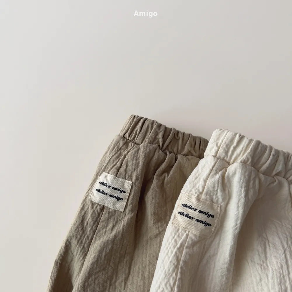 韓國童裝 26春 | AM32 Vintage Pants (80~120cm)