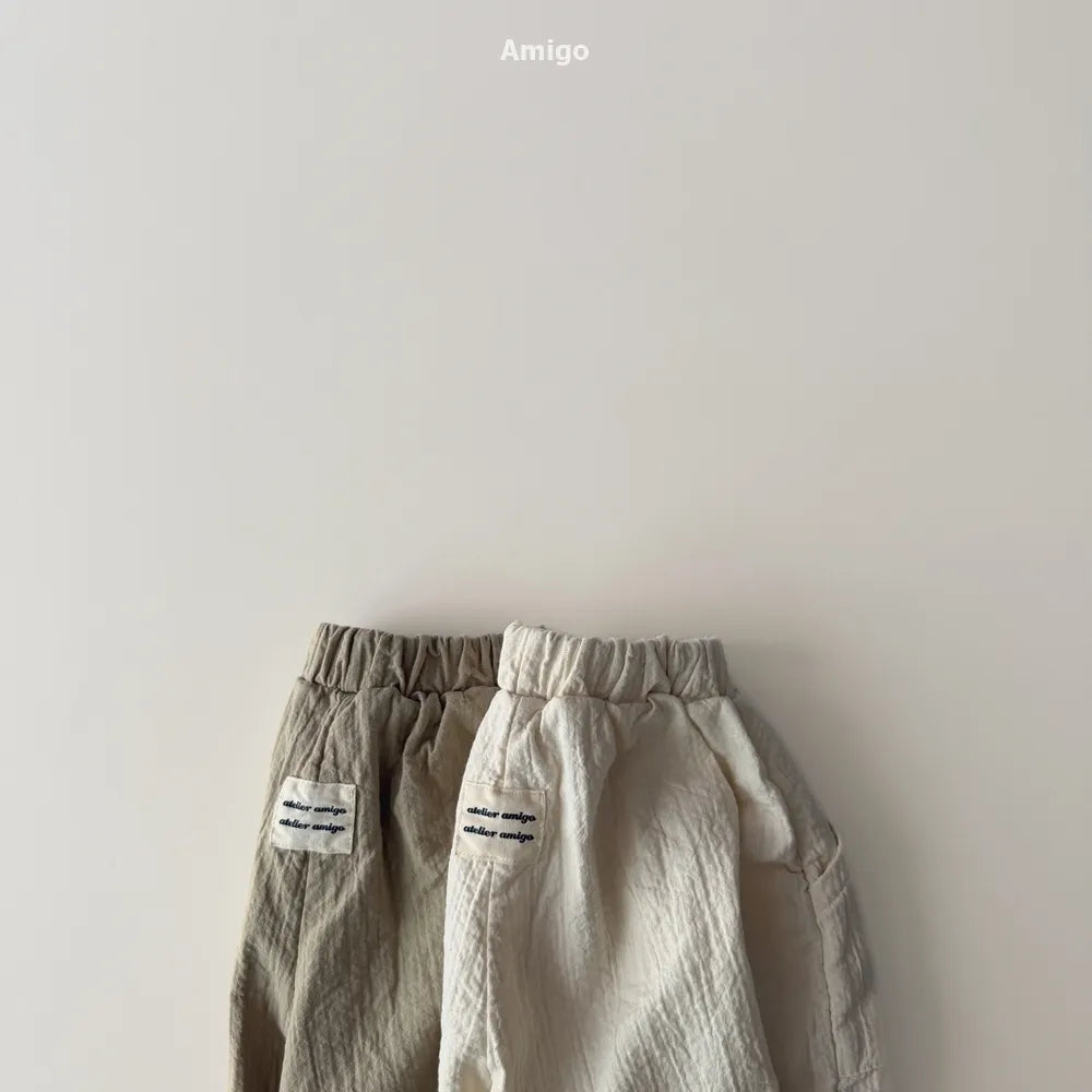 韓國童裝 26春 | AM32 Vintage Pants (80~120cm)