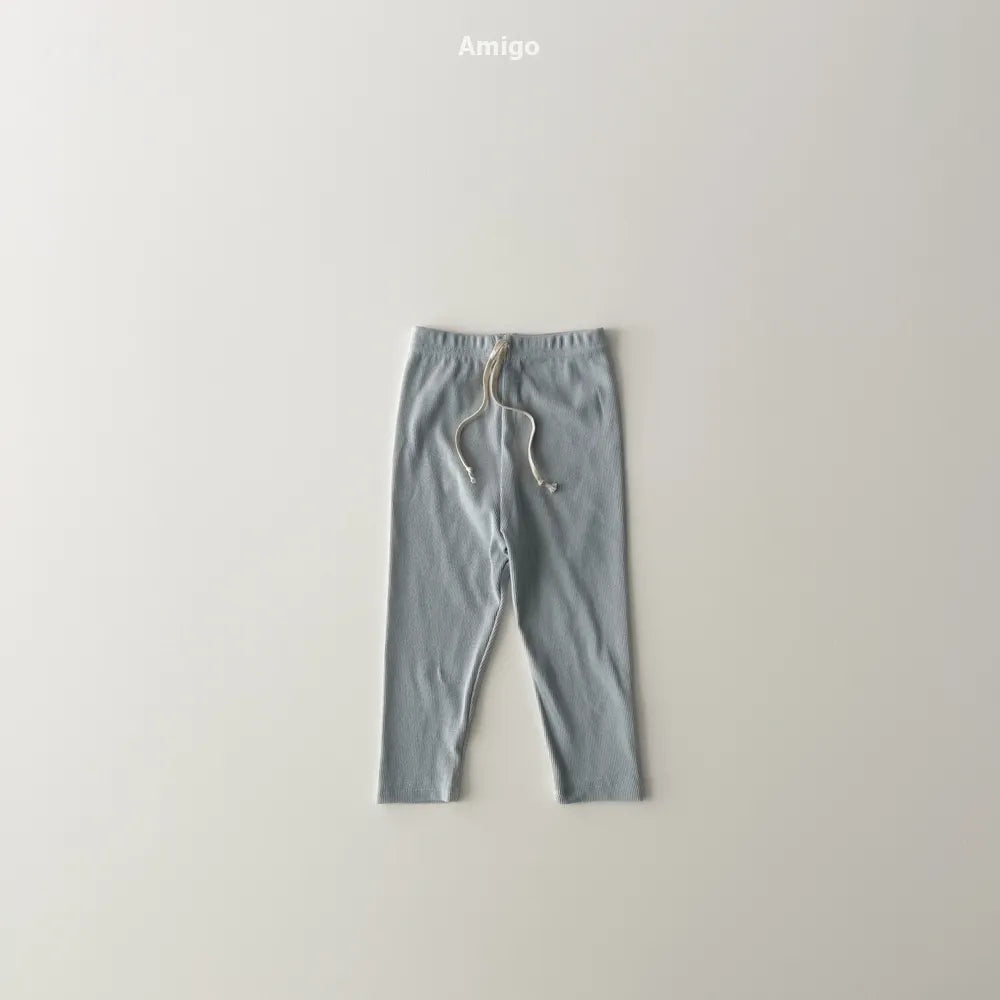 韓國童裝 26春 | AM37 Cotton Rib Leggings (80~120cm)
