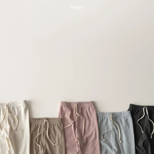 韓國童裝 26春 | AM37 Cotton Rib Leggings (80~120cm)