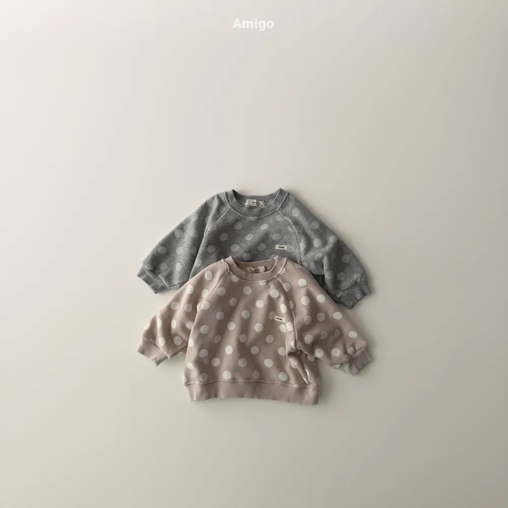 韓國童裝 26春 | AM10 Dotted MTM (80~120cm)