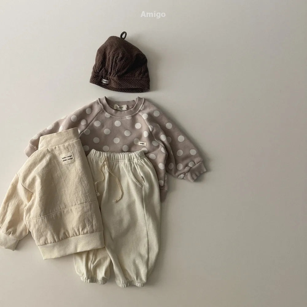 韓國童裝 26春 | AM10 Dotted MTM (80~120cm)