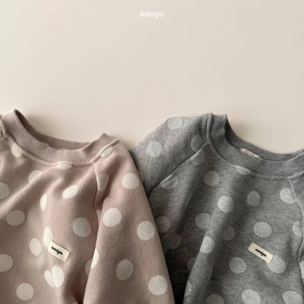 韓國童裝 26春 | AM10 Dotted MTM (80~120cm)