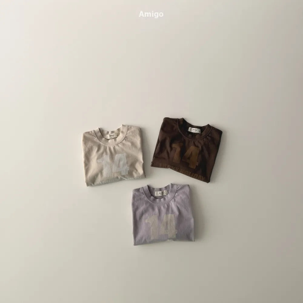 韓國童裝 26春 | AM09 Basic Tee (80~120cm)