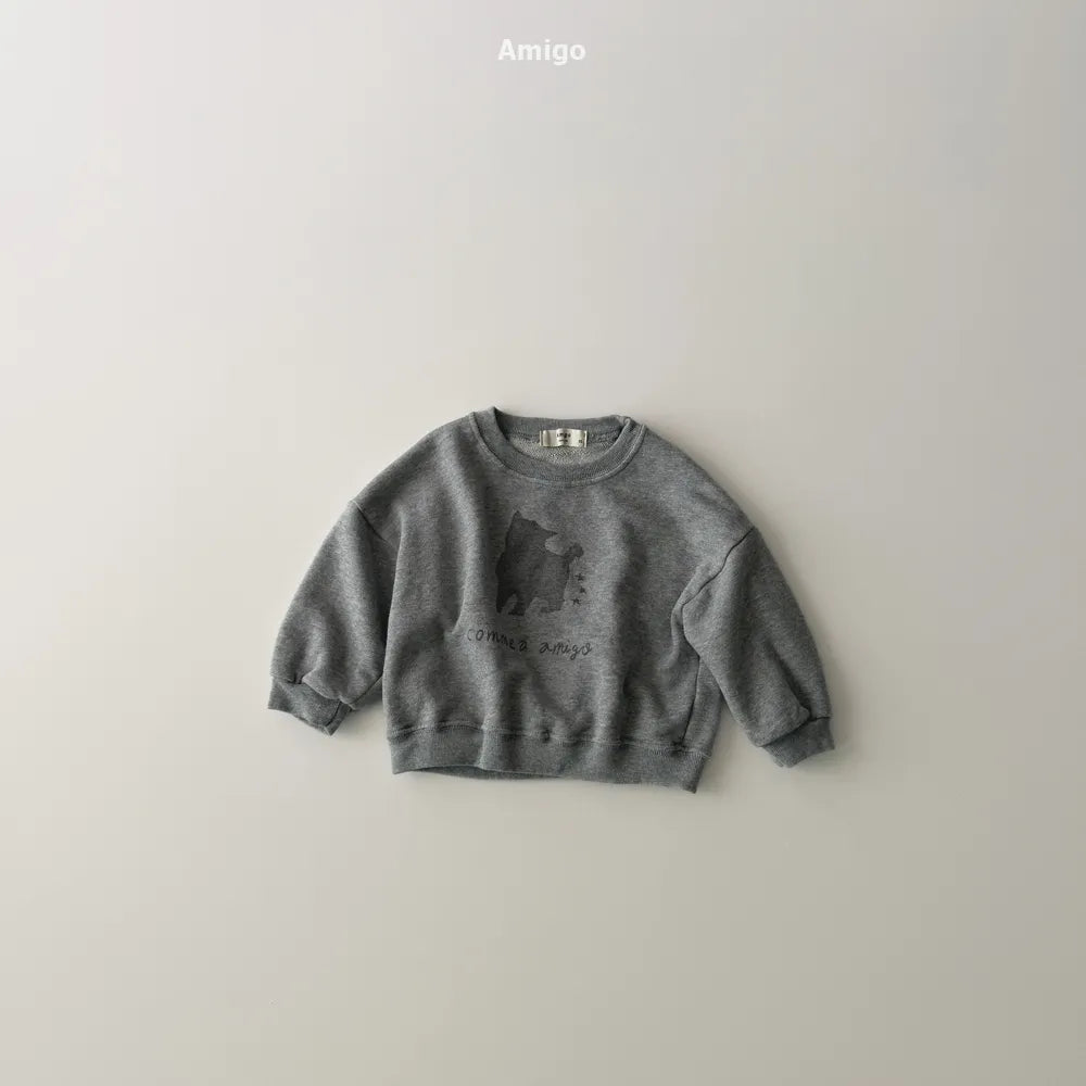 韓國童裝 26春 | AM04 Soft Cat Hoodie (80~120cm)