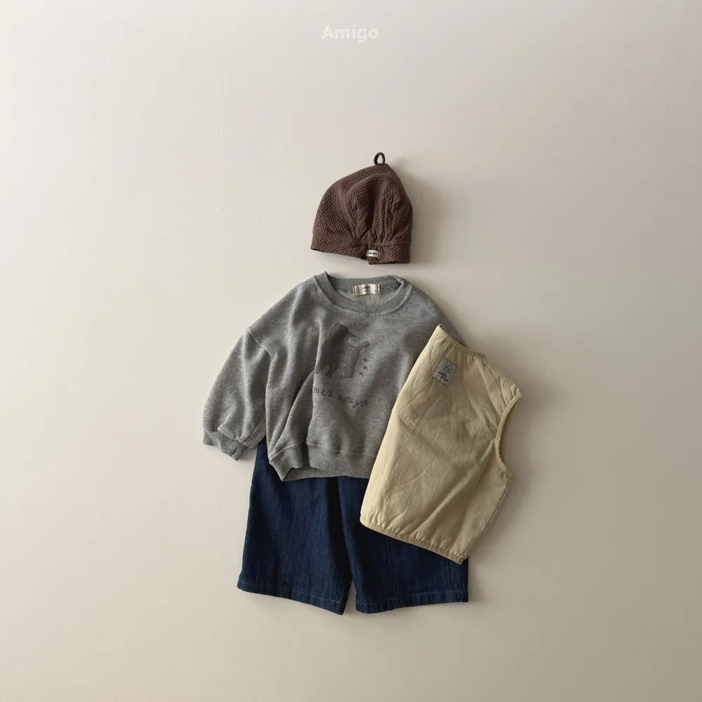 韓國童裝 26春 | AM04 Soft Cat Hoodie (80~120cm)