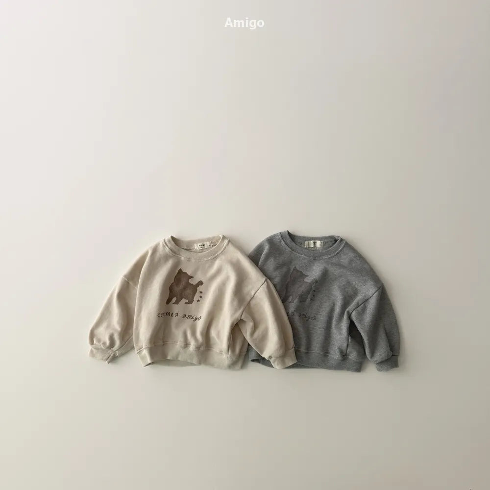 韓國童裝 26春 | AM04 Soft Cat Hoodie (80~120cm)