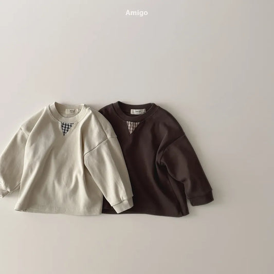 韓國童裝 26春 | AM12 Triangle Tee (80~120cm)