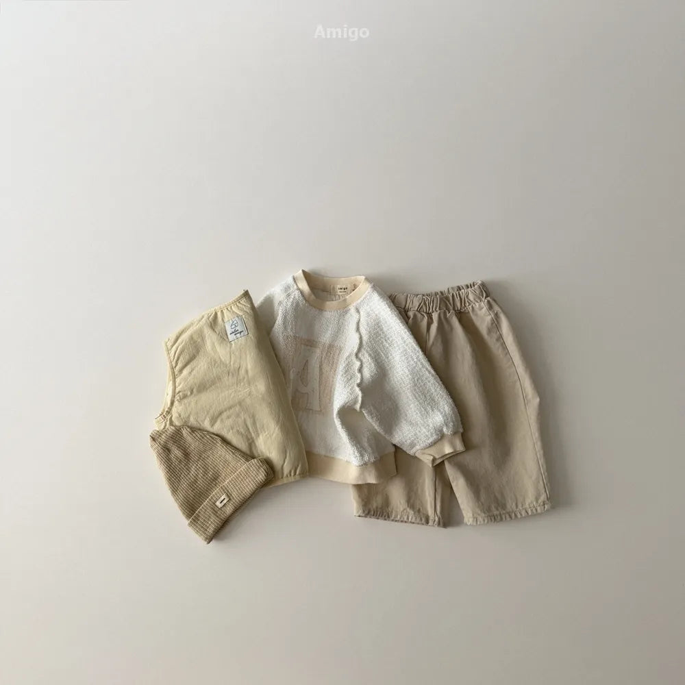 韓國童裝 26春 | AM28 Thin Padding Vest (80~120cm)