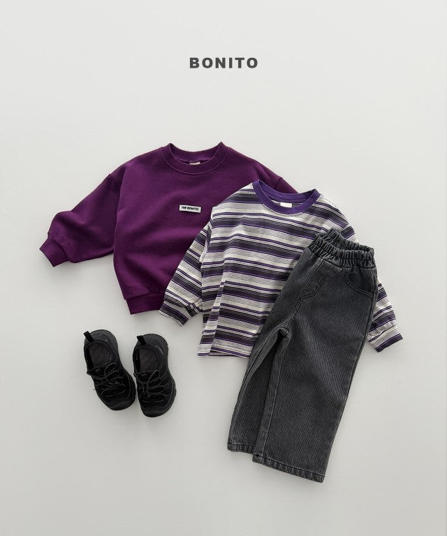 韓國童裝 26秋| BT07 Drag St Ribbed Tee 上衣 (80-140)
