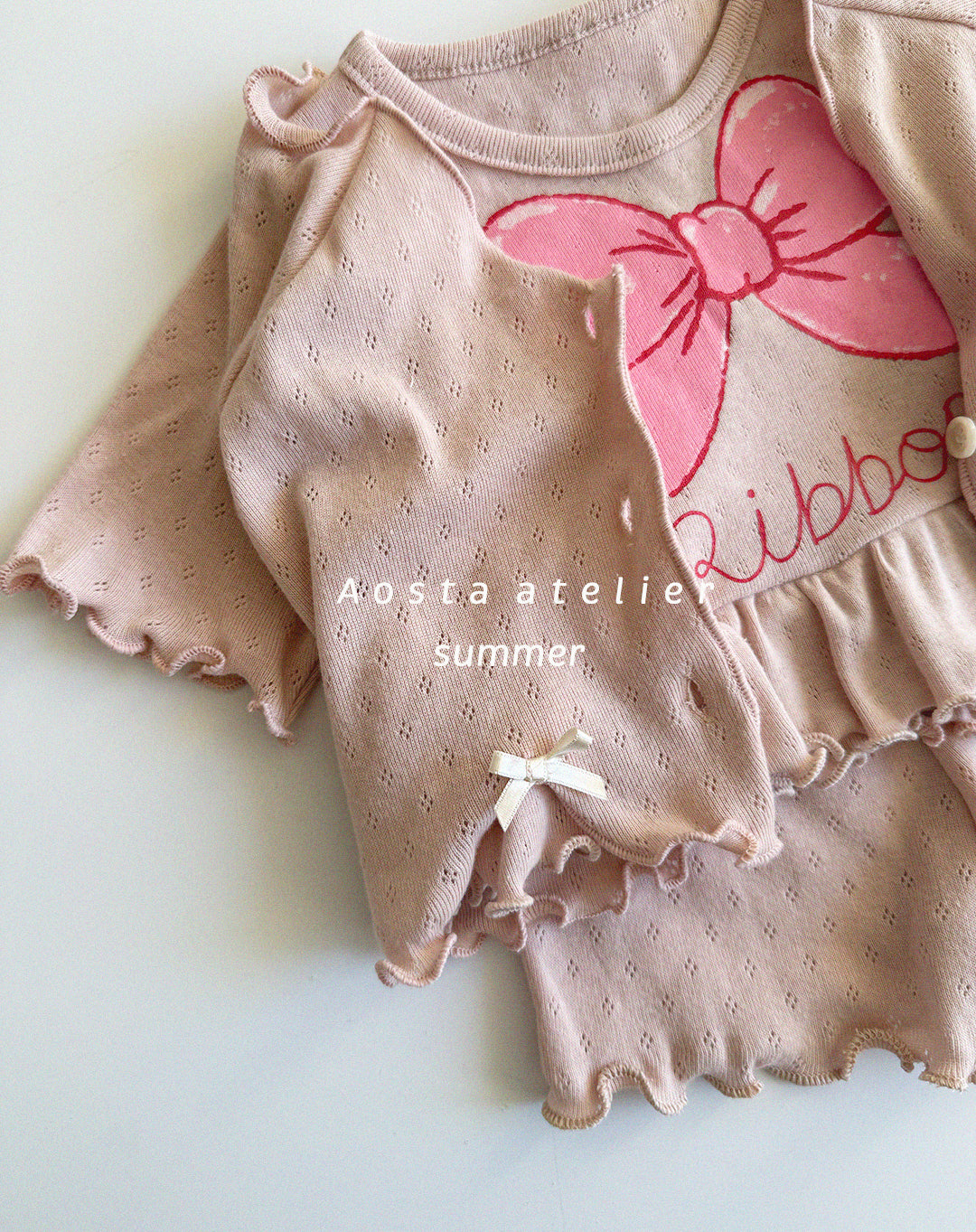 韓國童裝 25夏 | AO25201 CAMELLIA CARDIGAN