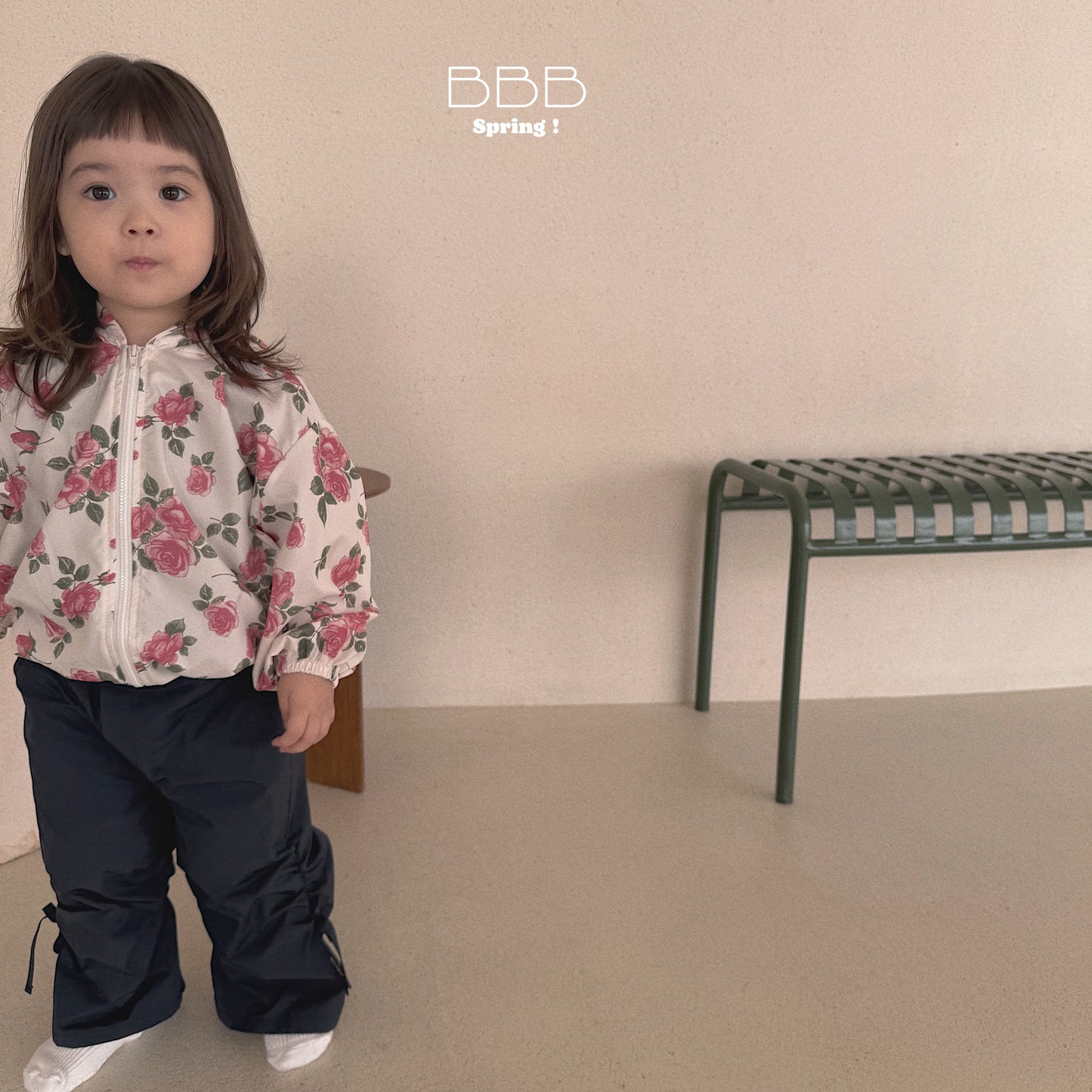 韓國童裝 26春 | BB38 Bebe Stripe Jogger Pants (70-110cm)