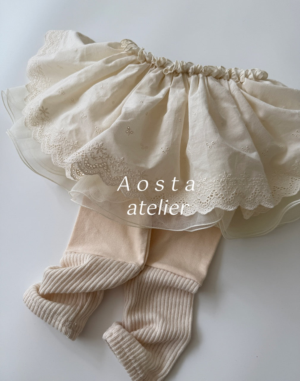 韓國童裝 26秋| AO19 Lace Skirt 裙子 (FREE)