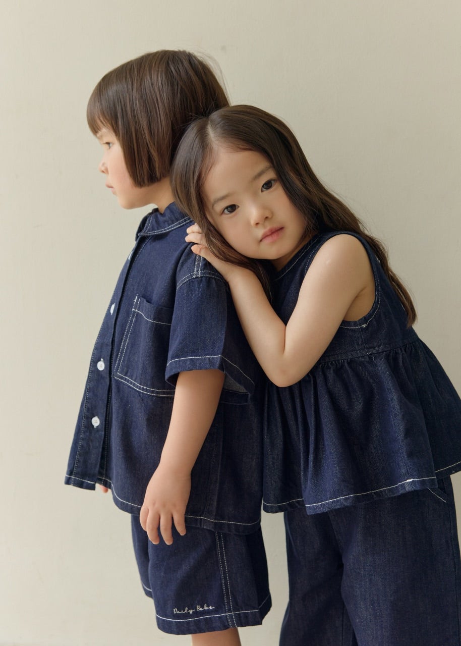 韓國童裝 26夏| DD26 Work Denim Shirt (75-140cm)