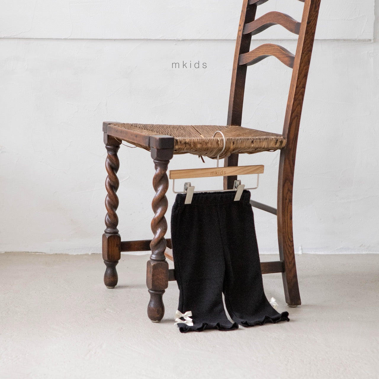 韓國童裝 25秋冬 | MD25453 Double Ribbon Pants