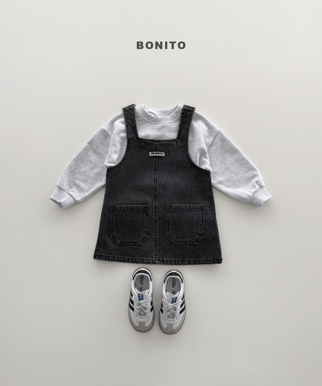 韓國童裝 26秋| BT40 Denim Overall Dress 連身裙 (80-140)