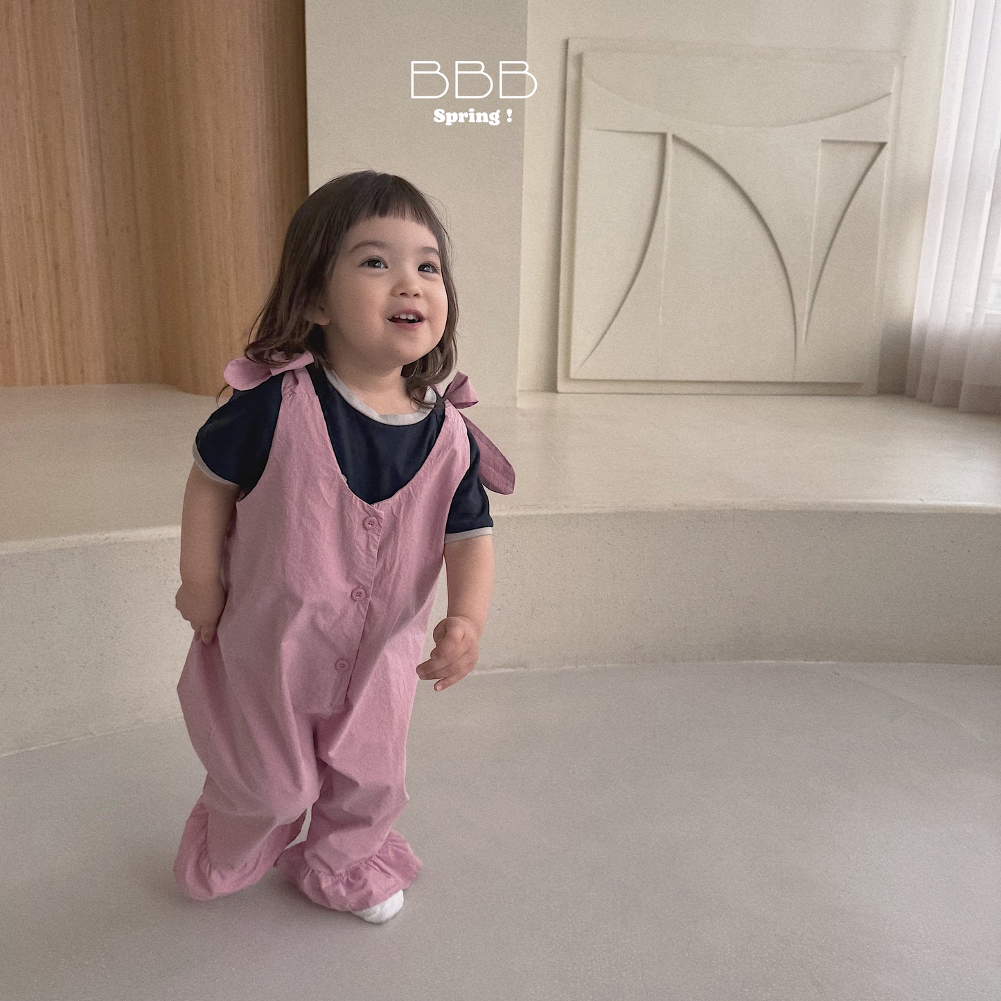 韓國童裝 26春 | BB21 Bebe Ruffle Romper Suit (70-110cm)