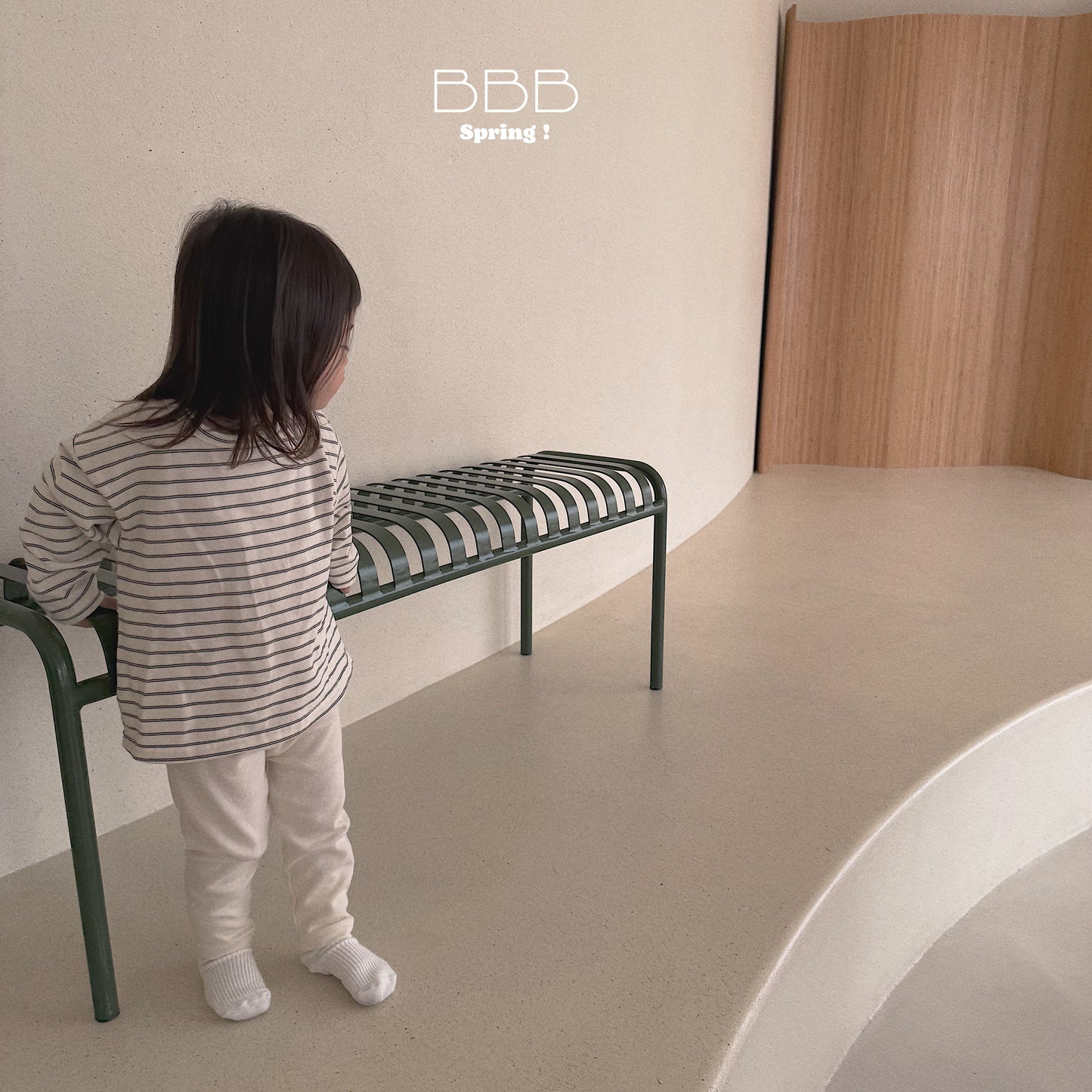 韓國童裝 26春 | BB04 Stripe Box T-shirt (70-110cm)
