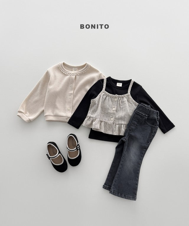 韓國童裝 26秋| BT57 Bootcut Spandex Denim Pants 牛仔褲 (80-140)