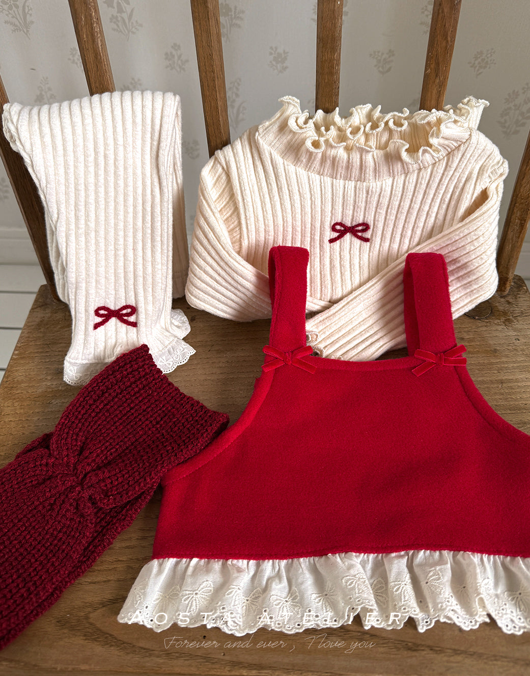 韓國童裝 25秋冬 | AO25403 [Camellia Leggings]