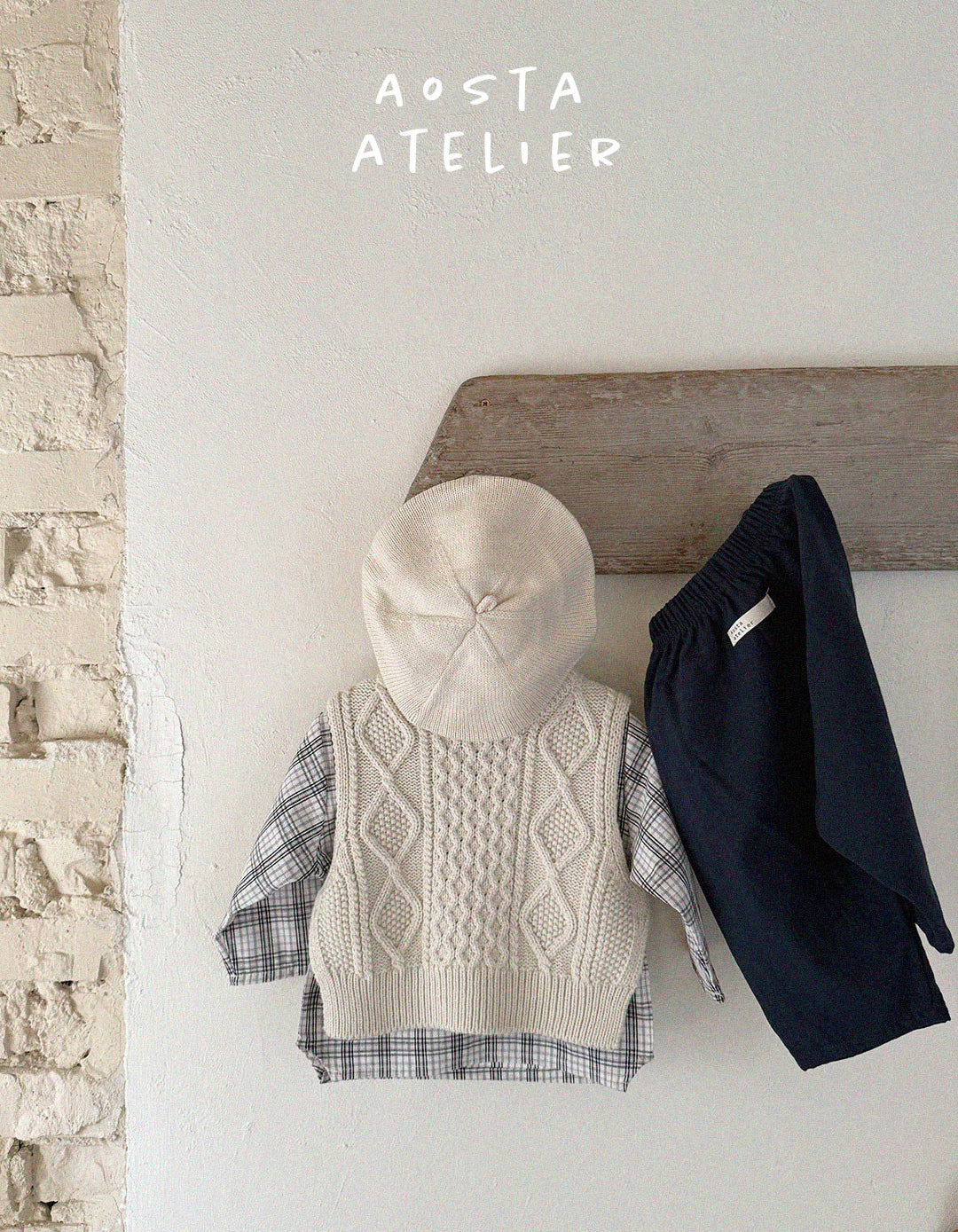 現貨▷ 韓國童裝 25春 | AO25110 VEST (2-3y)