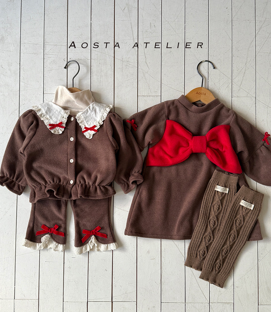 韓國童裝 25秋冬 | AO25449 Winter Dress