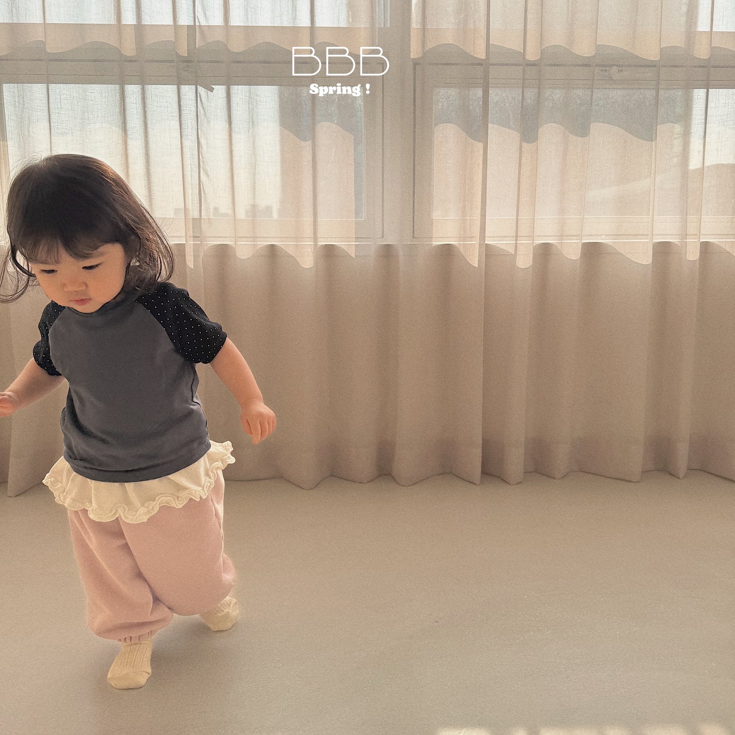 韓國童裝 26春 | BB37 Bebe Soft Jogger Pants (70-110cm)