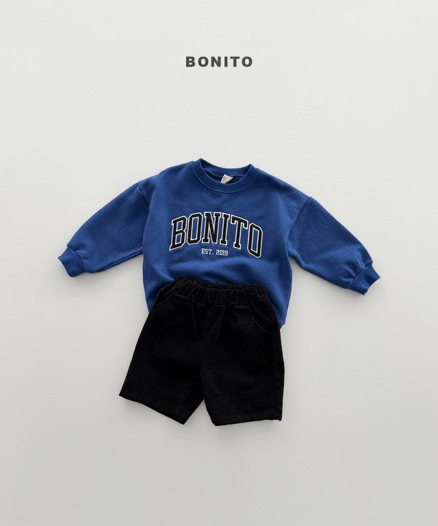 韓國童裝 26秋| BT31 Bonito Patch Embroidery Sweatshirt 衛衣 (80-140)