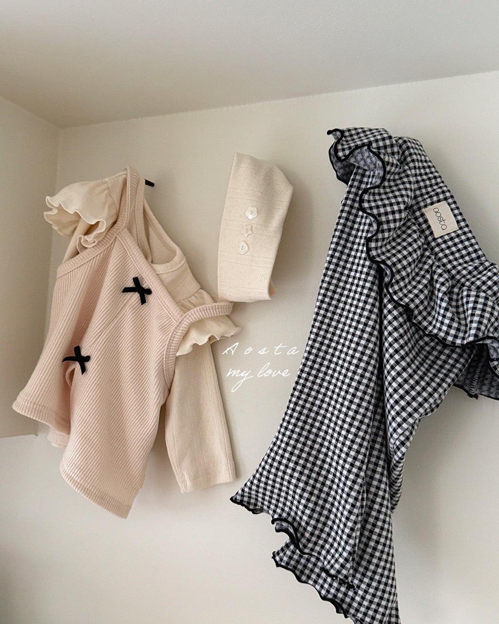 韓國童裝 26秋| AO63 Kiki Frill Pants 褲子 (70-110)