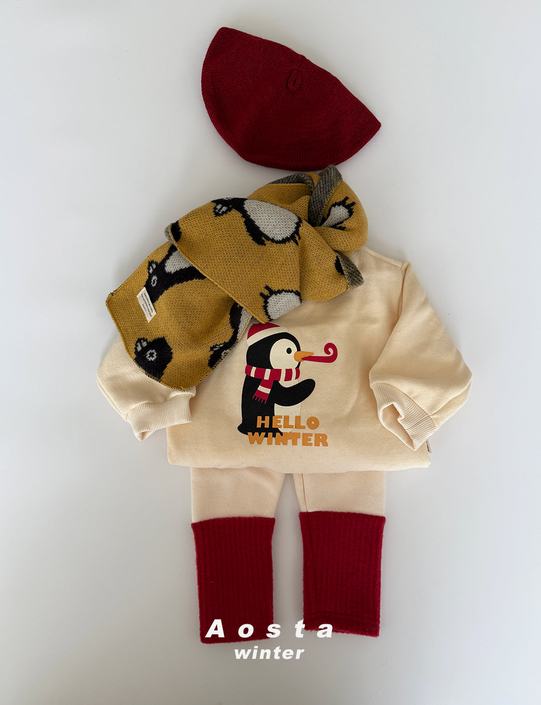 韓國童裝 25秋冬 | AO2568 Penguin MTM