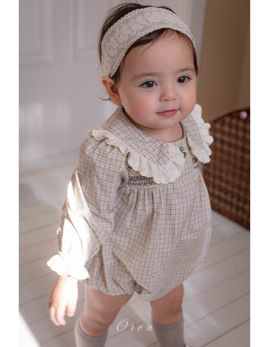 韓國童裝 26春 |  OR85 Cherry Smoking Suit (75~90cm)