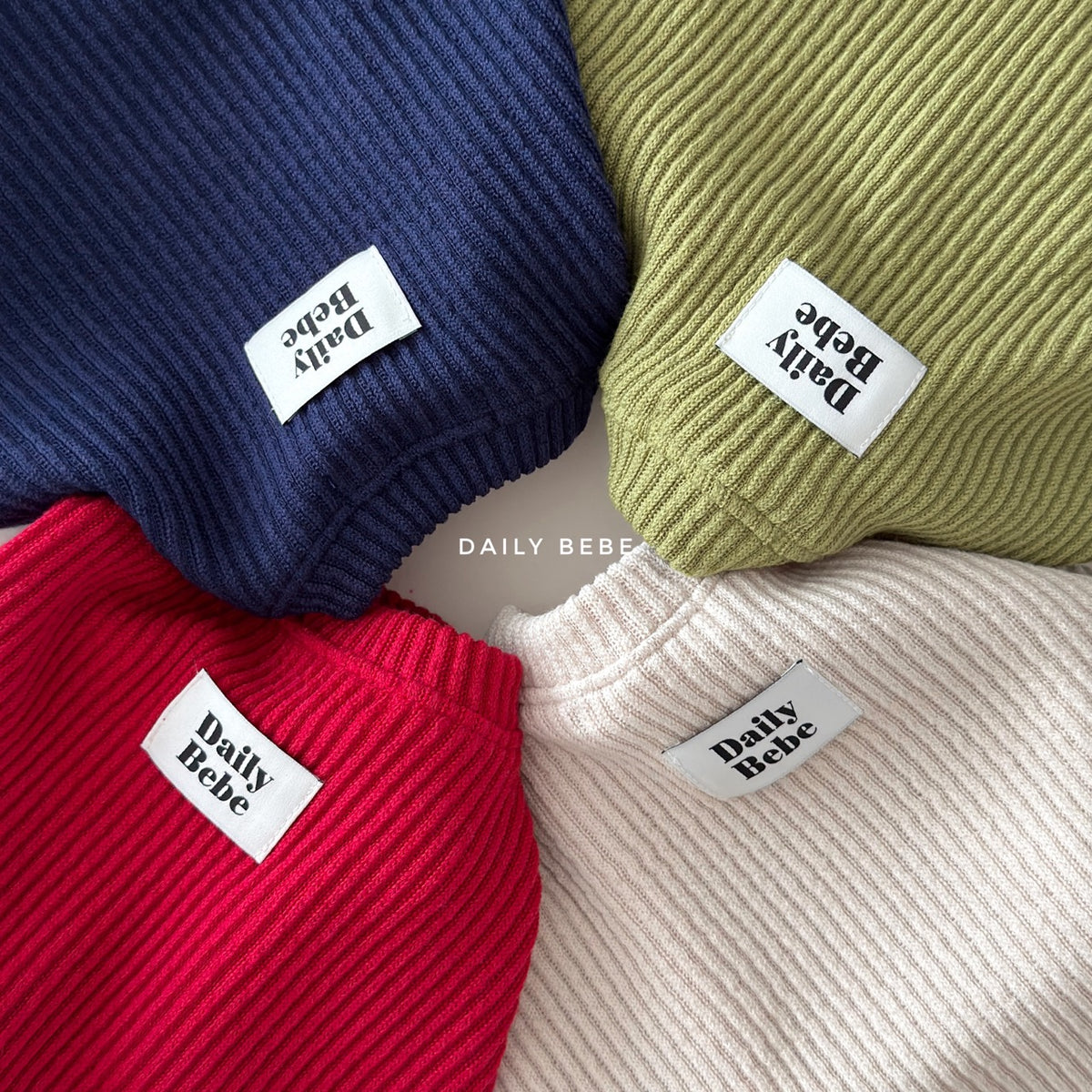韓國童裝 26秋| DD27 Ribbed Layered Sweatshirt 衛衣