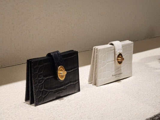 韓國真皮 | B&L Buckle Card Holder - FLO | FLOWERKKOCH 